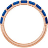 Natural Blue Sapphire | Straight baguette | 3 x 2mm | Lab-Grown Blue Sapphire | Straight baguette | 3 x 2mm