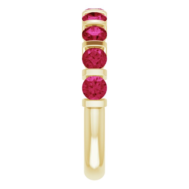 Lab-Grown Red Ruby | Round | 2mm | Natural Red Ruby | Round | 2mm