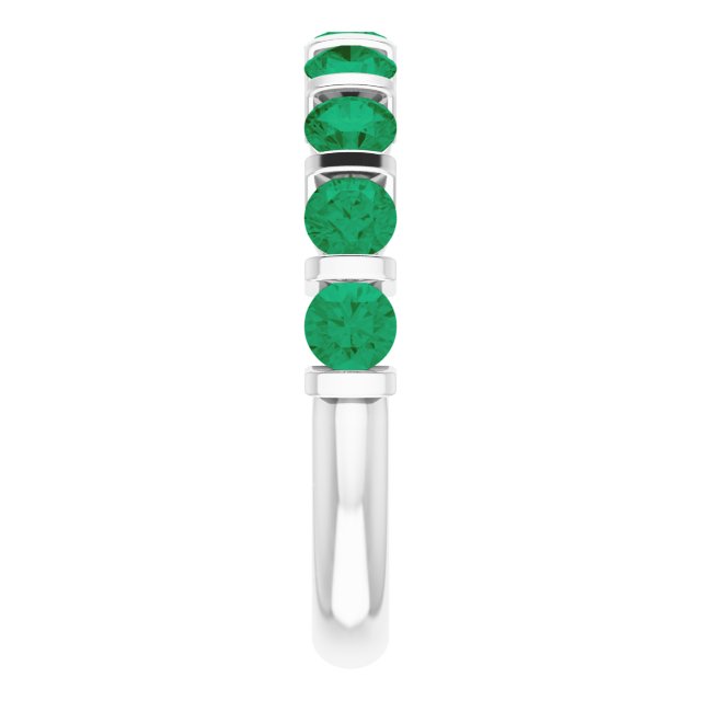 Lab-Grown Green Emerald | Round | 2mm | Natural Green Emerald | Round | 2mm