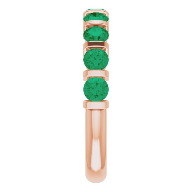 Lab-Grown Green Emerald | Round | 2mm | Natural Green Emerald | Round | 2mm