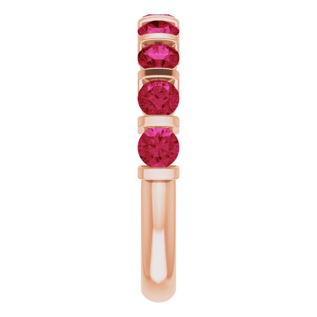 Lab-Grown Red Ruby | Round | 2mm | Natural Red Ruby | Round | 2mm