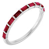 Natural Red Ruby | Straight baguette | 3 x 1.5mm | Lab-Grown Red Ruby | Straight baguette | 3 x 1.5mm
