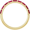 Natural Red Ruby | Straight baguette | 3 x 1.5mm | Lab-Grown Red Ruby | Straight baguette | 3 x 1.5mm