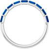 Natural Blue Sapphire | Straight baguette | 3 x 1.5mm | Lab-Grown Blue Sapphire | Straight baguette | 3 x 1.5mm