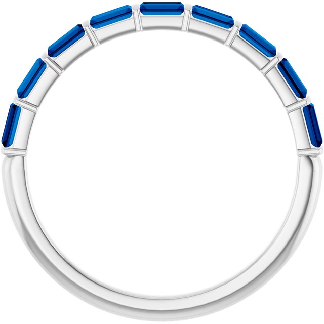 Natural Blue Sapphire | Straight baguette | 3 x 1.5mm | Lab-Grown Blue Sapphire | Straight baguette | 3 x 1.5mm