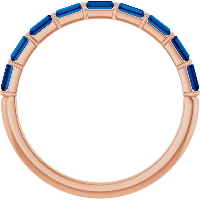 Natural Blue Sapphire | Straight baguette | 3 x 1.5mm | Lab-Grown Blue Sapphire | Straight baguette | 3 x 1.5mm