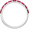Natural Red Ruby | Straight baguette | 3 x 1.5mm | Lab-Grown Red Ruby | Straight baguette | 3 x 1.5mm