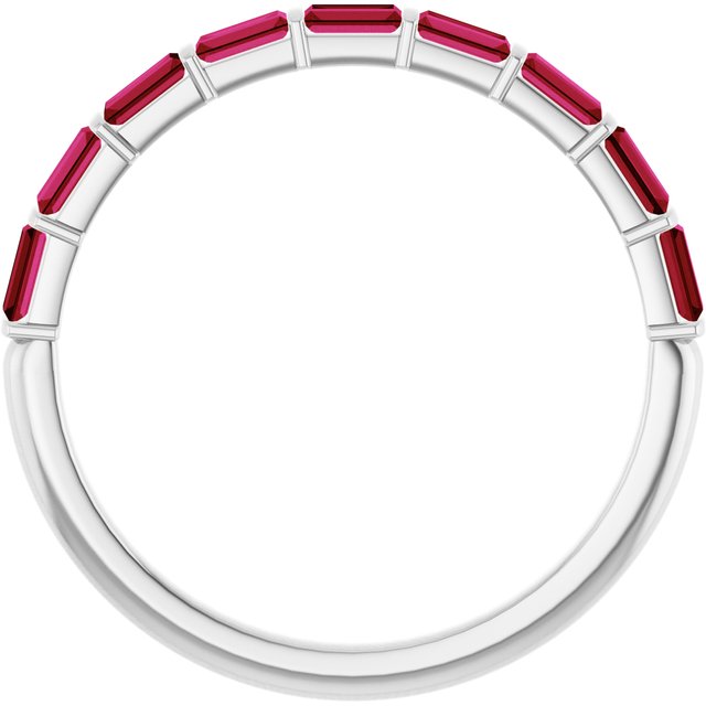 Natural Red Ruby | Straight baguette | 3 x 1.5mm | Lab-Grown Red Ruby | Straight baguette | 3 x 1.5mm