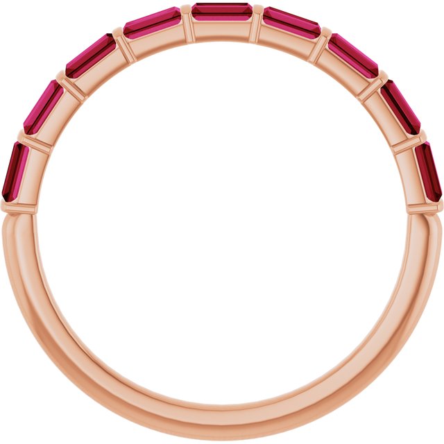 Natural Red Ruby | Straight baguette | 3 x 1.5mm | Lab-Grown Red Ruby | Straight baguette | 3 x 1.5mm