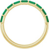Natural Green Emerald | Straight baguette | 3 x 1.5mm | Lab-Grown Green Emerald | Straight baguette | 3 x 1.5mm