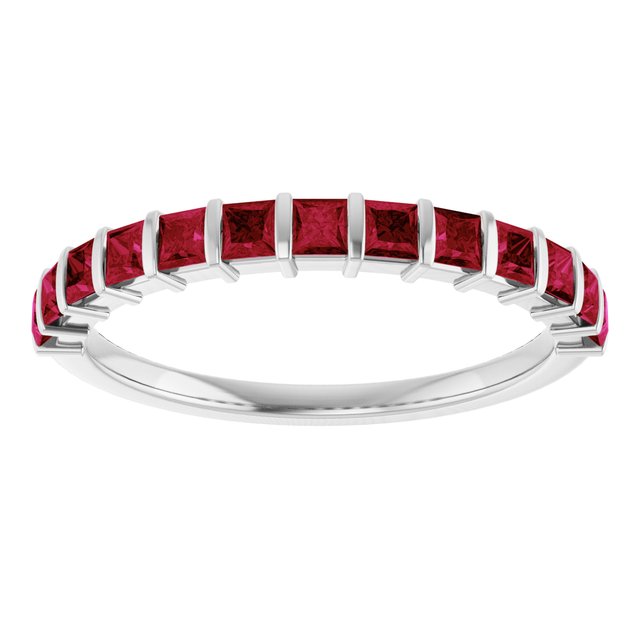 Natural Red Ruby | Square | 2 x 2mm | Lab-Grown Red Ruby | Square | 2 x 2mm