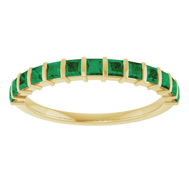 Natural Green Emerald | Square | 2 x 2mm | Lab-Grown Green Emerald | Square | 2 x 2mm