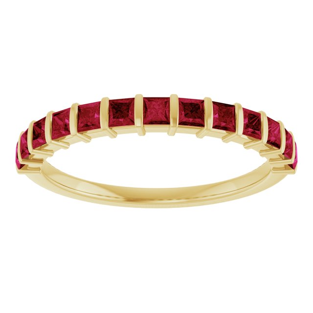 Natural Red Ruby | Square | 2 x 2mm | Lab-Grown Red Ruby | Square | 2 x 2mm