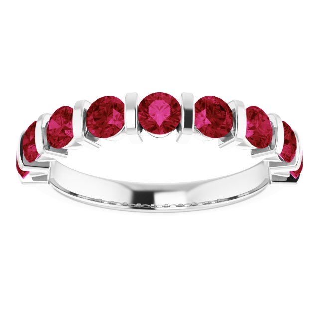 Lab-Grown Red Ruby | Round | 2mm | Natural Red Ruby | Round | 2mm