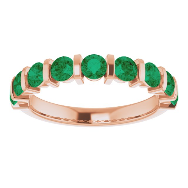 Lab-Grown Green Emerald | Round | 2mm | Natural Green Emerald | Round | 2mm