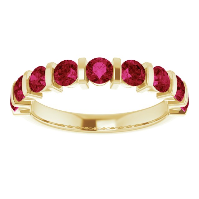 Lab-Grown Red Ruby | Round | 2mm | Natural Red Ruby | Round | 2mm