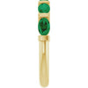 Lab-Grown Green Emerald | Oval | 5 x 3mm | Natural Green Emerald | Oval | 5 x 3mm