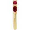 Lab-Grown Red Ruby | Oval | 5 x 3mm | Natural Red Ruby | Oval | 5 x 3mm