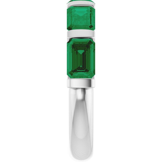 Natural Green Emerald | Emerald | 6 x 4mm | Lab-Grown Green Emerald | Emerald | 6 x 4mm