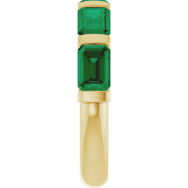 Natural Green Emerald | Emerald | 6 x 4mm | Lab-Grown Green Emerald | Emerald | 6 x 4mm