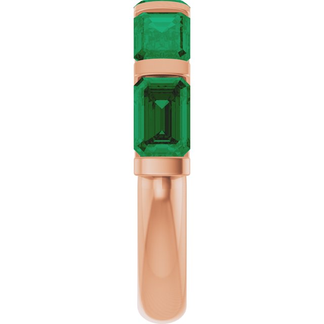 Natural Green Emerald | Emerald | 6 x 4mm | Lab-Grown Green Emerald | Emerald | 6 x 4mm