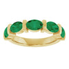 Lab-Grown Green Emerald | Oval | 6 x 4mm | Natural Green Emerald | Oval | 6 x 4mm