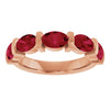 Lab-Grown Red Ruby | Oval | 6 x 4mm | Natural Red Ruby | Oval | 6 x 4mm