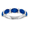 Lab-Grown Blue Sapphire | Oval | 6 x 4mm | Natural Blue Sapphire | Oval | 6 x 4mm