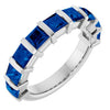 Natural Blue Sapphire | Square | 3.5 x 3.5mm | Lab-Grown Blue Sapphire | Square | 3.5 x 3.5mm