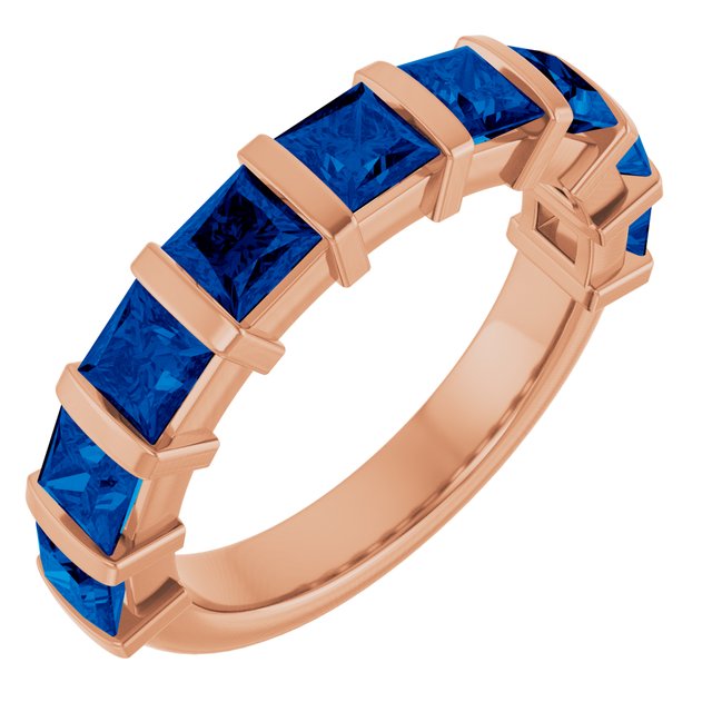 Natural Blue Sapphire | Square | 3.5 x 3.5mm | Lab-Grown Blue Sapphire | Square | 3.5 x 3.5mm