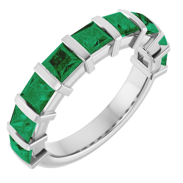 Natural Green Emerald | Square | 3.5 x 3.5mm | Lab-Grown Green Emerald | Square | 3.5 x 3.5mm