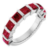 Natural Red Ruby | Square | 3.5 x 3.5mm | Lab-Grown Red Ruby | Square | 3.5 x 3.5mm