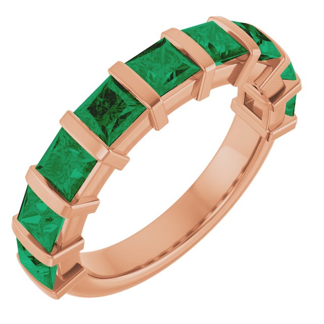 Natural Green Emerald | Square | 3.5 x 3.5mm | Lab-Grown Green Emerald | Square | 3.5 x 3.5mm