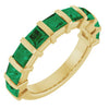 Natural Green Emerald | Square | 3.5 x 3.5mm | Lab-Grown Green Emerald | Square | 3.5 x 3.5mm
