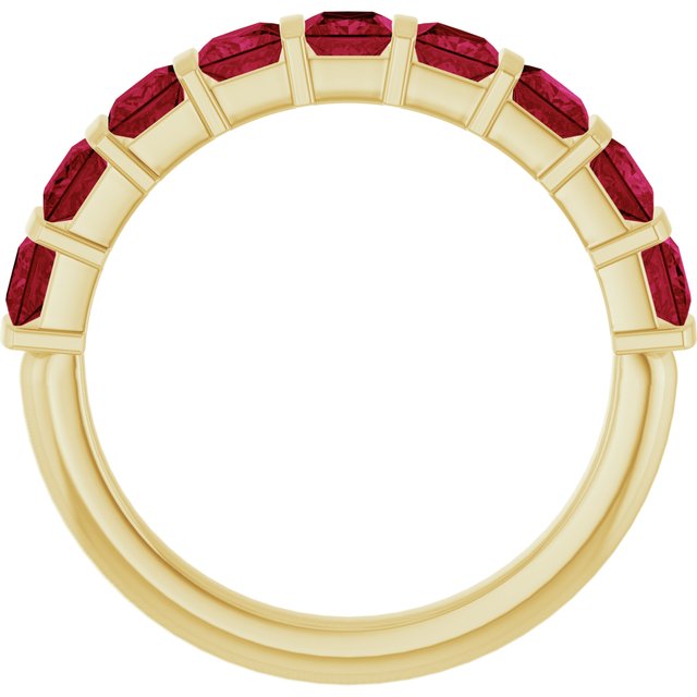 Natural Red Ruby | Square | 3 x 3mm | Lab-Grown Red Ruby | Square | 3 x 3mm