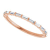 Lab-Grown Diamond | Straight baguette | 2.5 x 1mm