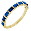Natural Blue Sapphire | Straight baguette | 3 x 2mm | Lab-Grown Blue Sapphire | Straight baguette | 3 x 2mm