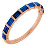 Natural Blue Sapphire | Straight baguette | 3 x 2mm | Lab-Grown Blue Sapphire | Straight baguette | 3 x 2mm