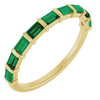 Natural Green Emerald | Straight baguette | 3 x 2mm | Lab-Grown Green Emerald | Straight baguette | 3 x 2mm