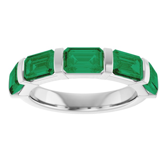 Natural Green Emerald | Emerald | 6 x 4mm | Lab-Grown Green Emerald | Emerald | 6 x 4mm