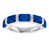 Natural Blue Sapphire | Emerald | 6 x 4mm | Lab-Grown Blue Sapphire | Emerald | 6 x 4mm