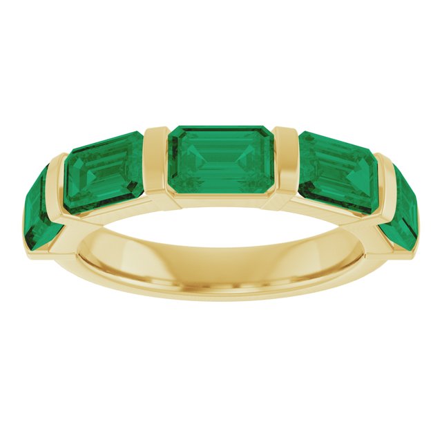 Natural Green Emerald | Emerald | 6 x 4mm | Lab-Grown Green Emerald | Emerald | 6 x 4mm
