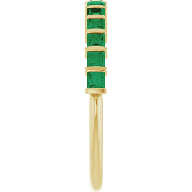 Natural Green Emerald | Square | 2 x 2mm | Lab-Grown Green Emerald | Square | 2 x 2mm