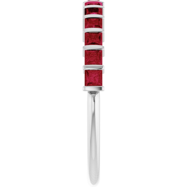 Natural Red Ruby | Square | 2 x 2mm | Lab-Grown Red Ruby | Square | 2 x 2mm