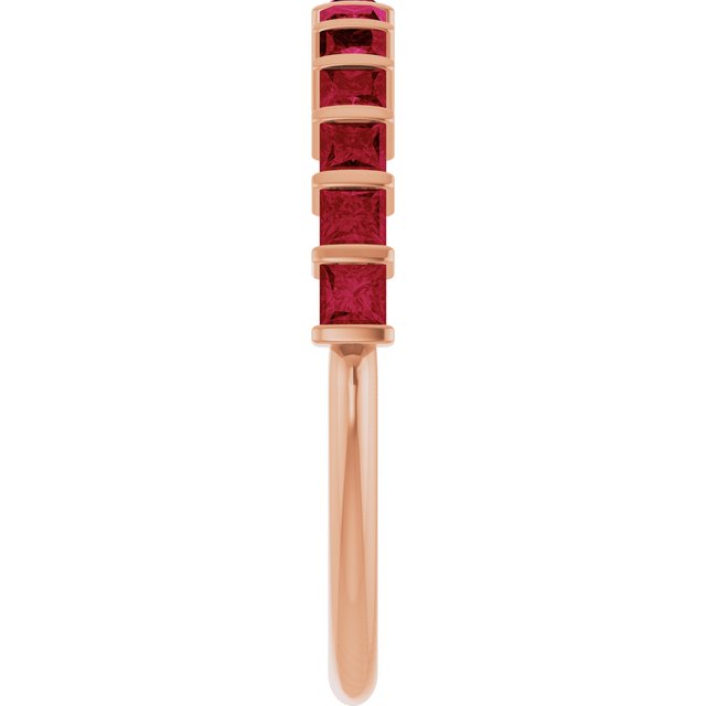 Natural Red Ruby | Square | 2 x 2mm | Lab-Grown Red Ruby | Square | 2 x 2mm