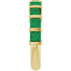 Natural Green Emerald | Square | 3.5 x 3.5mm | Lab-Grown Green Emerald | Square | 3.5 x 3.5mm