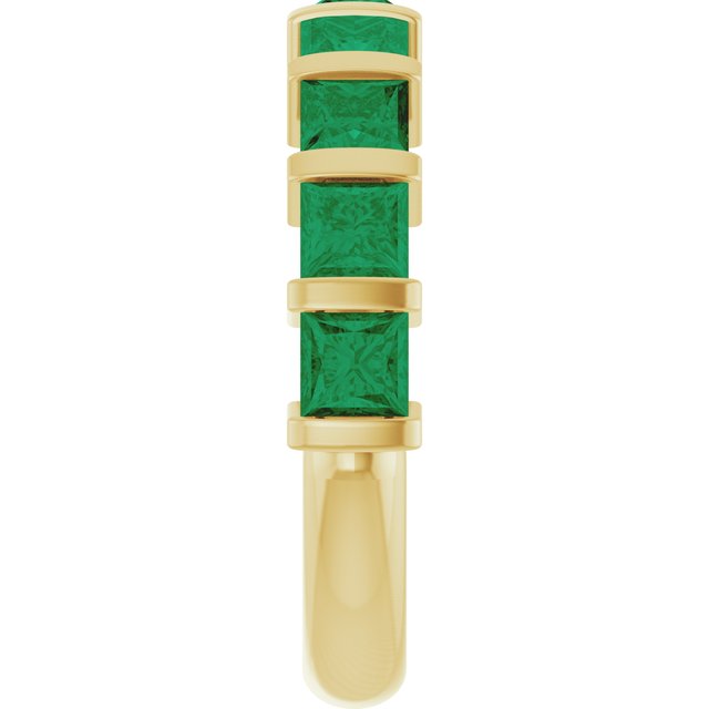 Natural Green Emerald | Square | 3.5 x 3.5mm | Lab-Grown Green Emerald | Square | 3.5 x 3.5mm