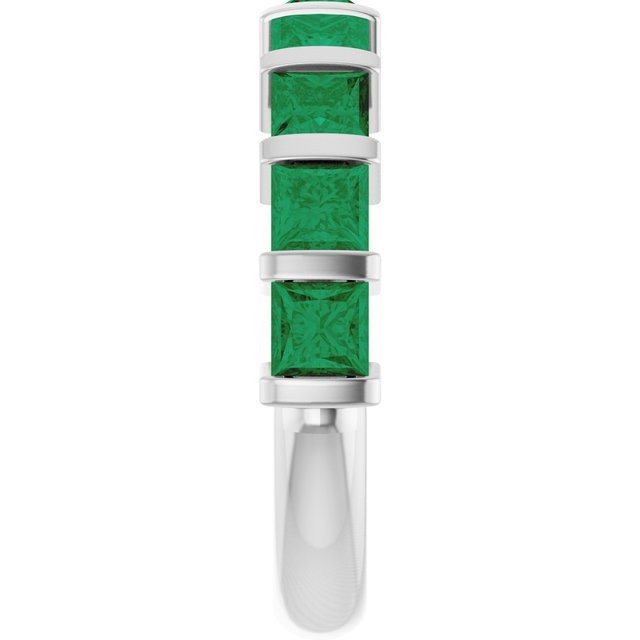 Natural Green Emerald | Square | 3.5 x 3.5mm | Lab-Grown Green Emerald | Square | 3.5 x 3.5mm