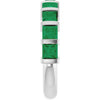 Natural Green Emerald | Square | 3.5 x 3.5mm | Lab-Grown Green Emerald | Square | 3.5 x 3.5mm