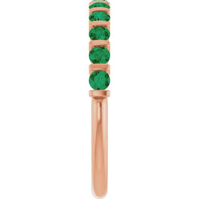 Lab-Grown Green Emerald | Round | 2.25mm | Natural Green Emerald | Round | 2.25mm